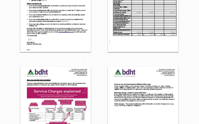 Bromsgrove District Housing Trust Tenant Statement Mailing Campaign